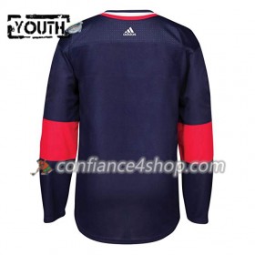 Adidas Maillot de Hockey États-Unis Blank Coupe du monde de hockey sur glace 2016 Bleu Premier - Enfant